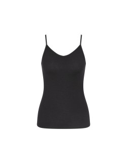 Beauty layers spaghetti top wool black Triumph