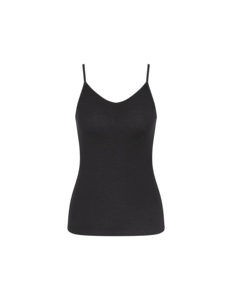 Beauty layers spaghetti top wool black Triumph