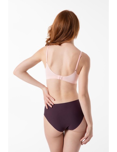 Briefs dark plum simple classic Julimex