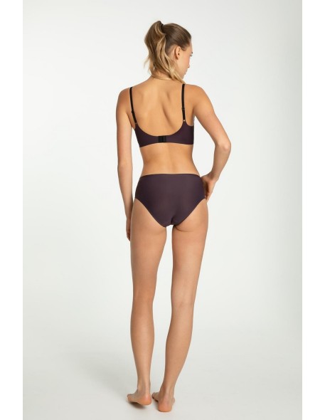 Briefs dark plum simple classic Julimex