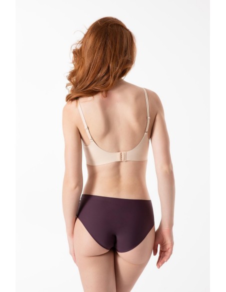 Briefs dark plum simple classic Julimex