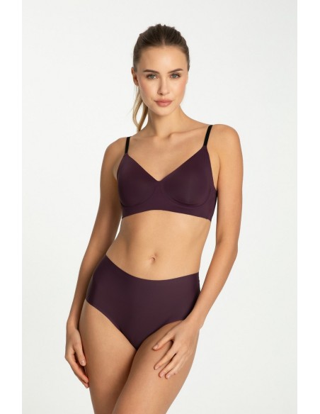Briefs dark plum simple maxi Julimex