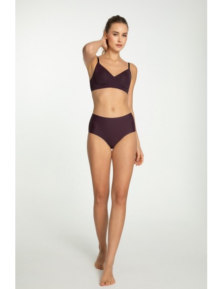 Figi dark plum simple maxi Julimex