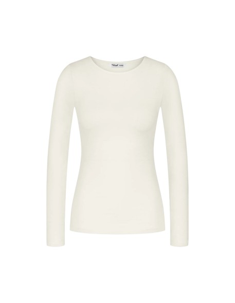 Beauty layers lsl top wool ecru white Triumph