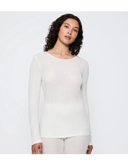 Beauty layers lsl top wool ecru white Triumph 2