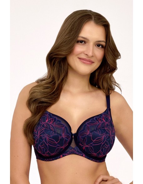 Biustonosz av 2182 semi soft navy blue Ava