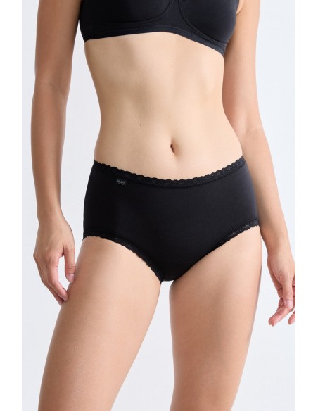 24/7 cotton lace midi Sloggi