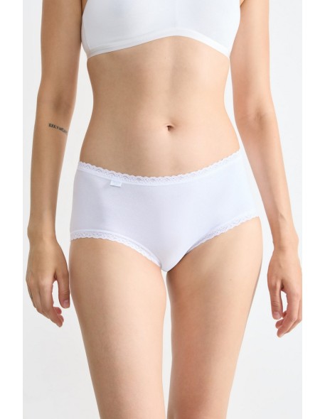 24/7 cotton lace midi Sloggi