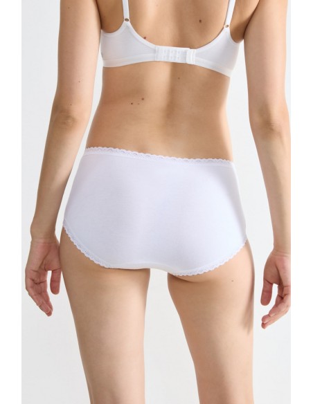 24/7 cotton lace midi Sloggi