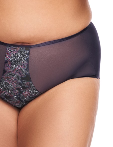 Figi damskie wysoki stan Nessa Melani N02 o kroju klasycznym