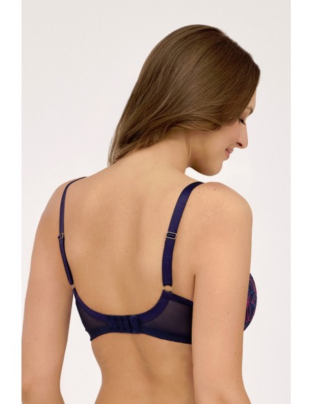 Biustonosz av 2182 semi soft navy blue maxi Ava