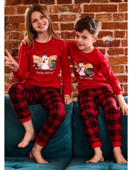 Piżama boy kids dr 593/171 winter Cornette