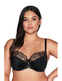 Biustonosz av 2114 black maxi Ava - elegancki model...