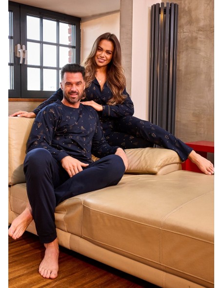 Piżama damska dr 482/447 gold Cornette