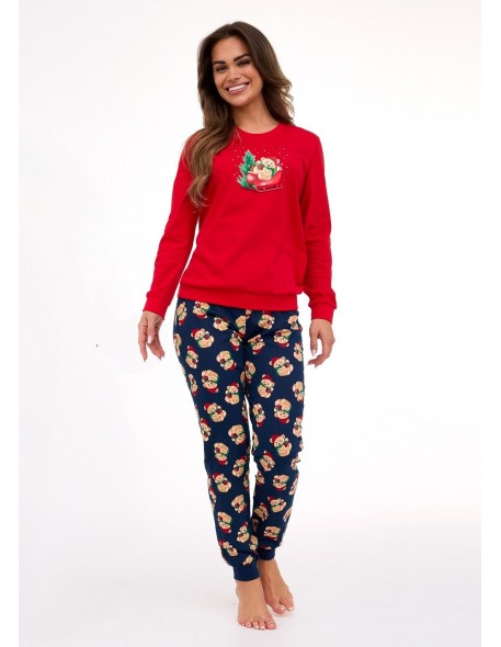 Piżama damska dr 671/422 teddy Cornette