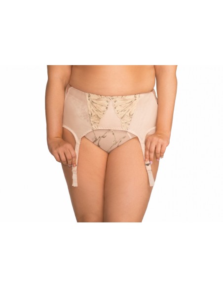 Enrice beige garter belt Nessa