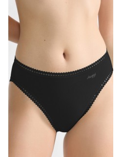 Figi go crush high leg 3pack czarne Sloggi