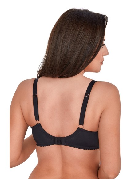 Biustonosz semi-soft bice 1191 czarny Gaia