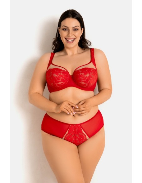 Bra jasmin plunge 19150 red Mediolano