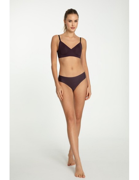 Briefs dark plum simple brasil Julimex