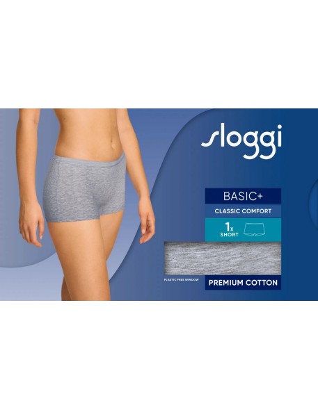 basic+ short grey combination Sloggi
