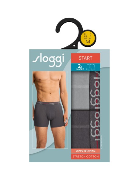 men start short c2p box black combination Sloggi