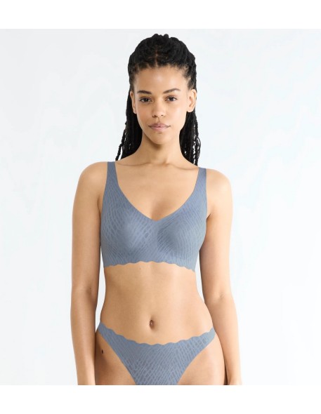 zero feel bliss soft bra bluish gray Sloggi