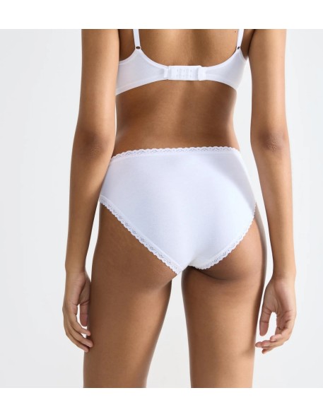 24/7 cotton lace tai c3p white Sloggi