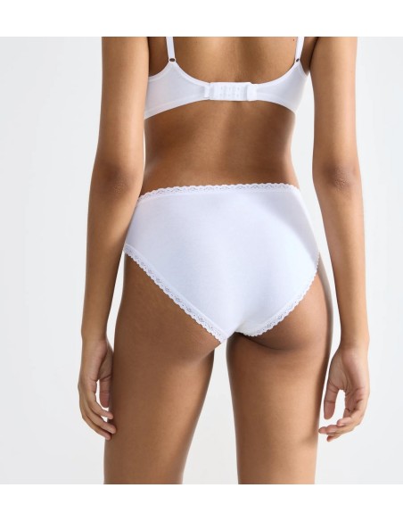 24/7 cotton lace tai c3p white Sloggi