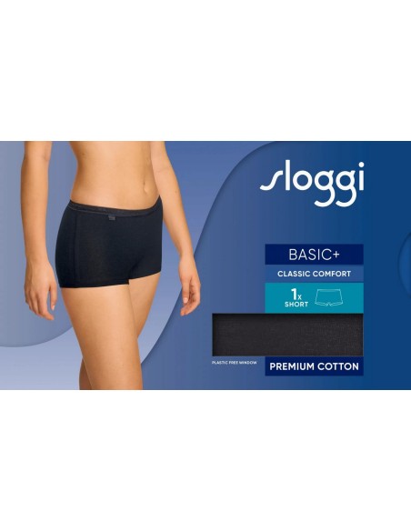basic+ short black Sloggi