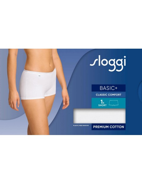 basic+ short white Sloggi