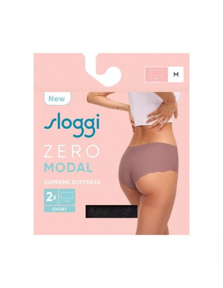 zero modal 2.0 short 2p black Sloggi