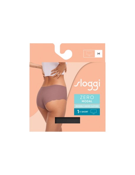 zero modal 2.0 short black Sloggi