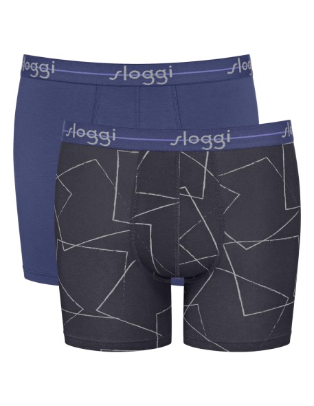 men start short c2p box blue combination Sloggi