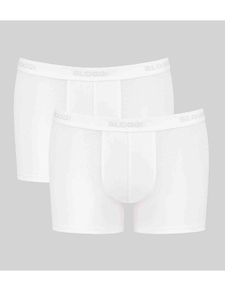 men 24/7 short 2p white Sloggi