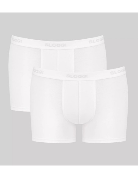 men 24/7 short 2p white Sloggi