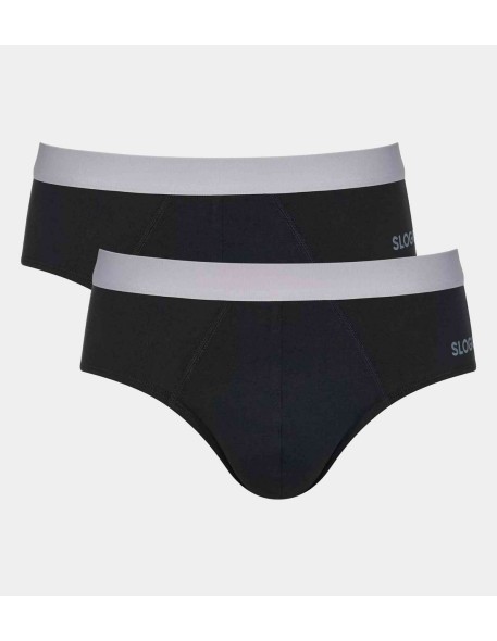 men go abc 2.0 brief 2p black Sloggi