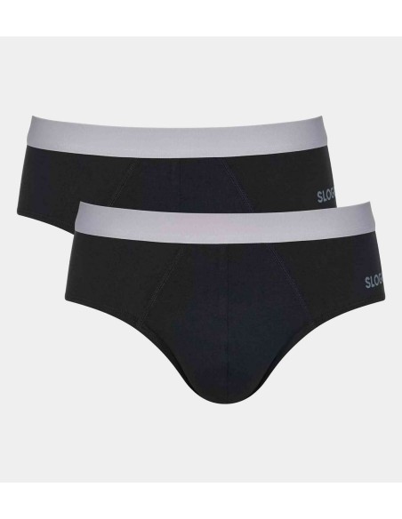 men go abc 2.0 brief 2p black Sloggi