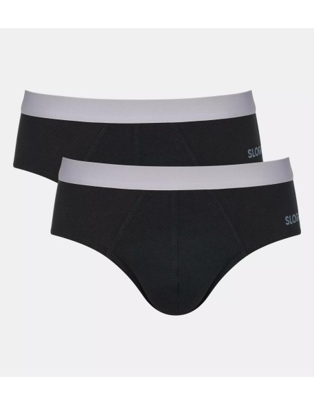 men go abc 2.0 brief 2p black Sloggi
