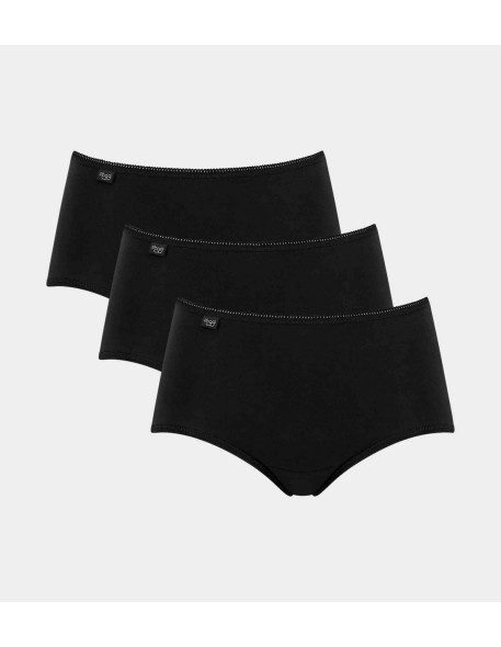 24/7 cotton midi c3p black Sloggi