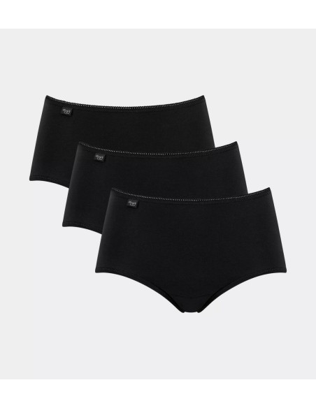 24/7 cotton midi c3p black Sloggi
