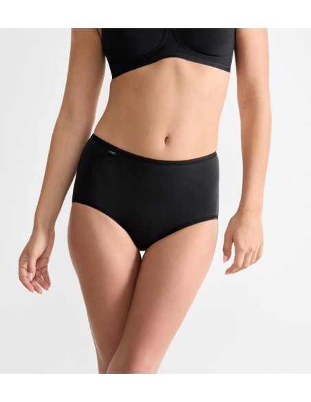 24/7 cotton midi c3p black Sloggi