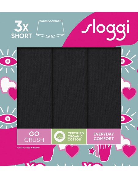 go crush short c3p black Sloggi