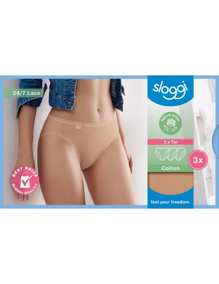 24/7 cotton lace tai c3p brush Sloggi