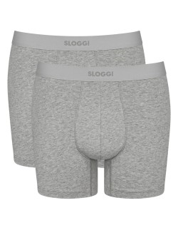 men ever ease short 2p dark grey melange Sloggi