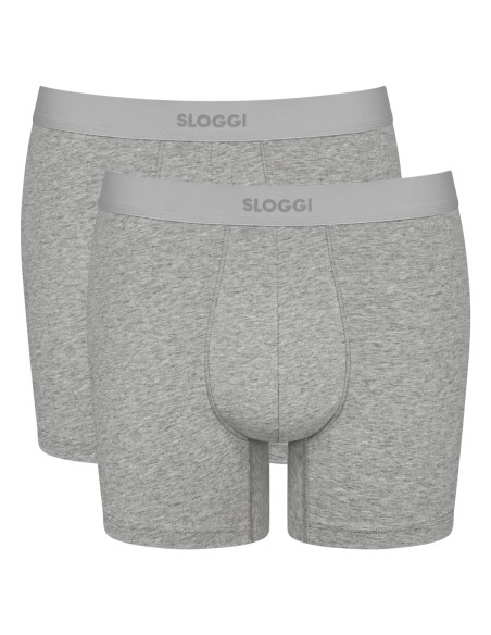 men ever ease short 2p dark grey melange Sloggi