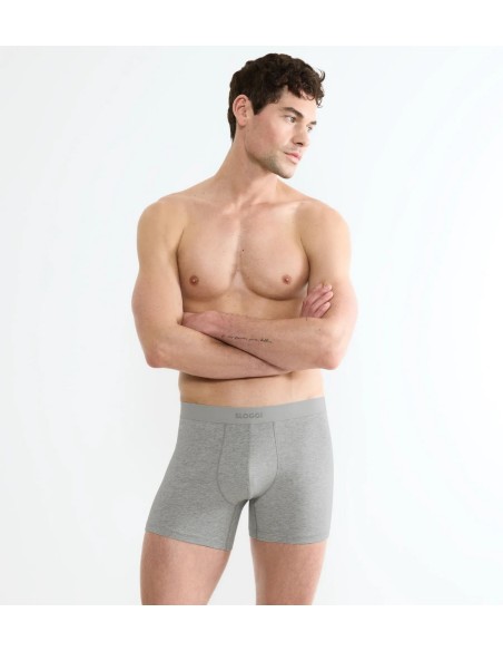 men ever ease short 2p dark grey melange Sloggi