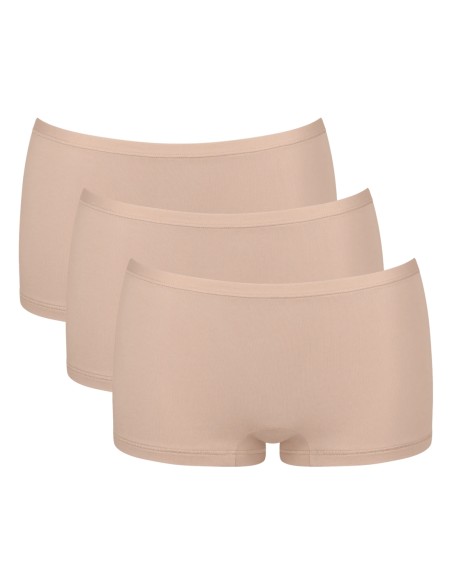 go daily cotton short 3p new beige Sloggi