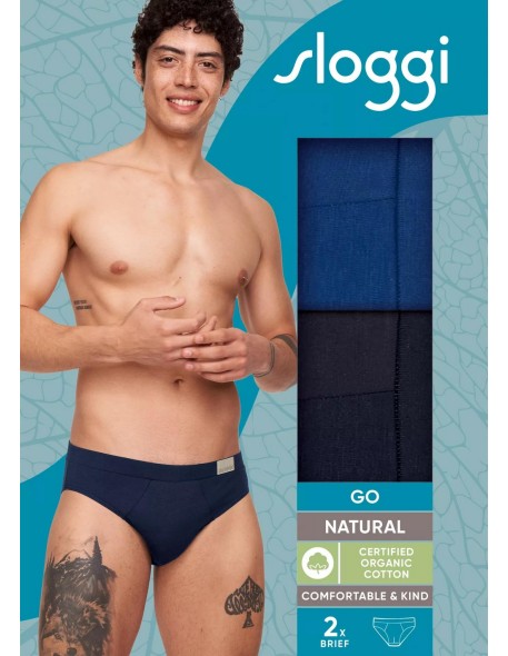 men go natural brief c2p blue Sloggi