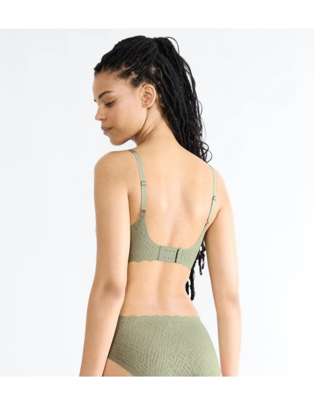 zero feel bliss soft bra moss green old Sloggi